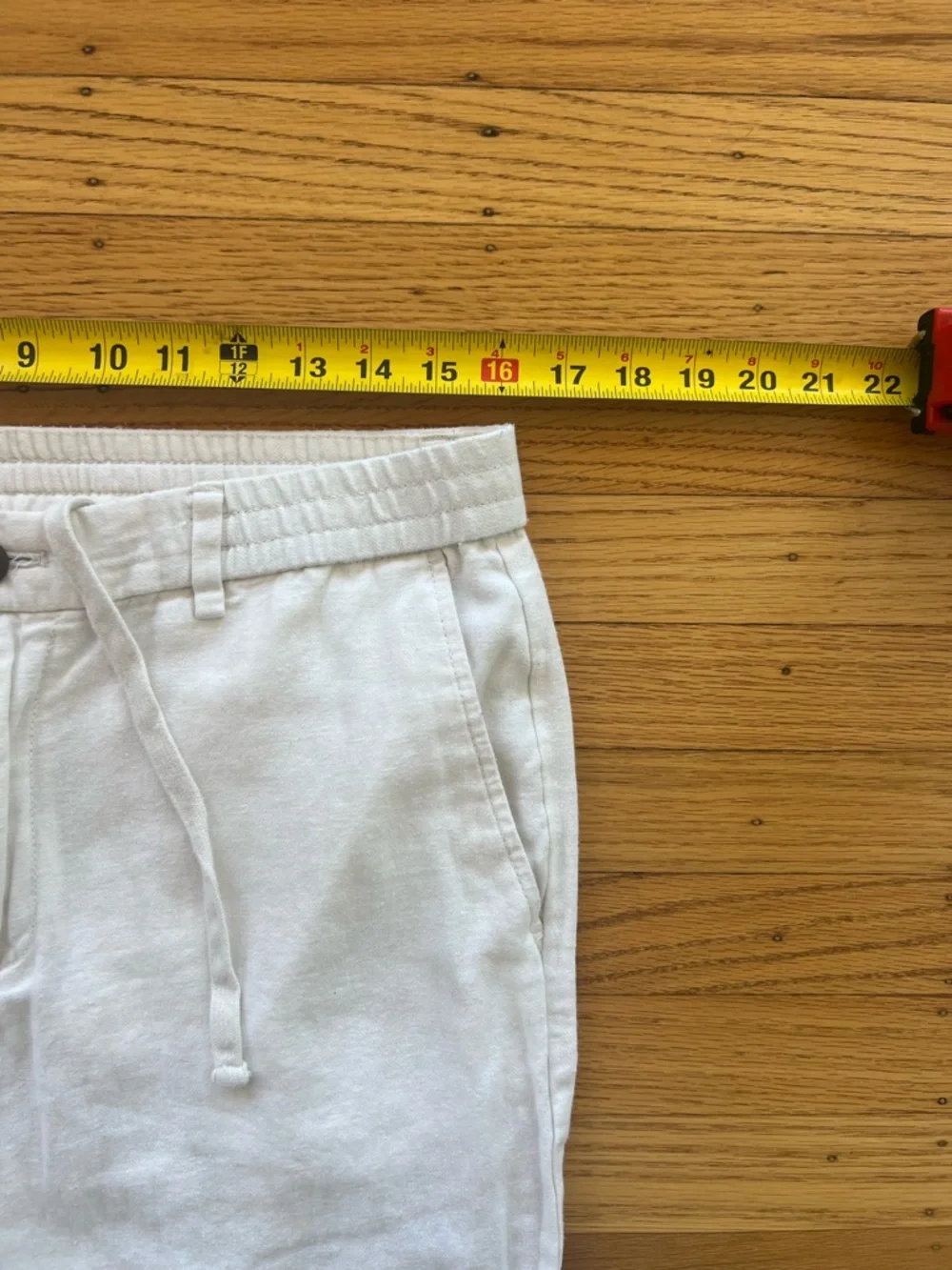 Banana Republic Mens White Linen Blend Pants 33x30